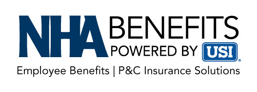 NHA Benefits Powered by USI logo